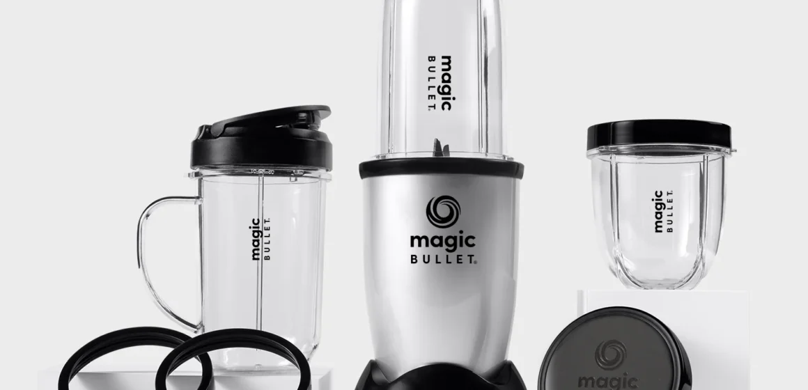 Magic Bullet Blender, Small, Silver, 11 Piece Set