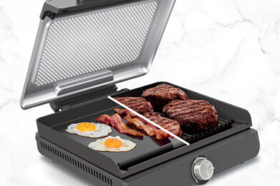 Ninja GR101 Sizzle Smokeless Indoor Grill & Griddle, 14''